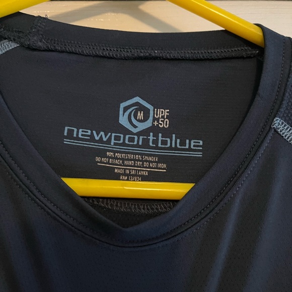 Newport Blue Swim Shirt - Picture 2 of 3